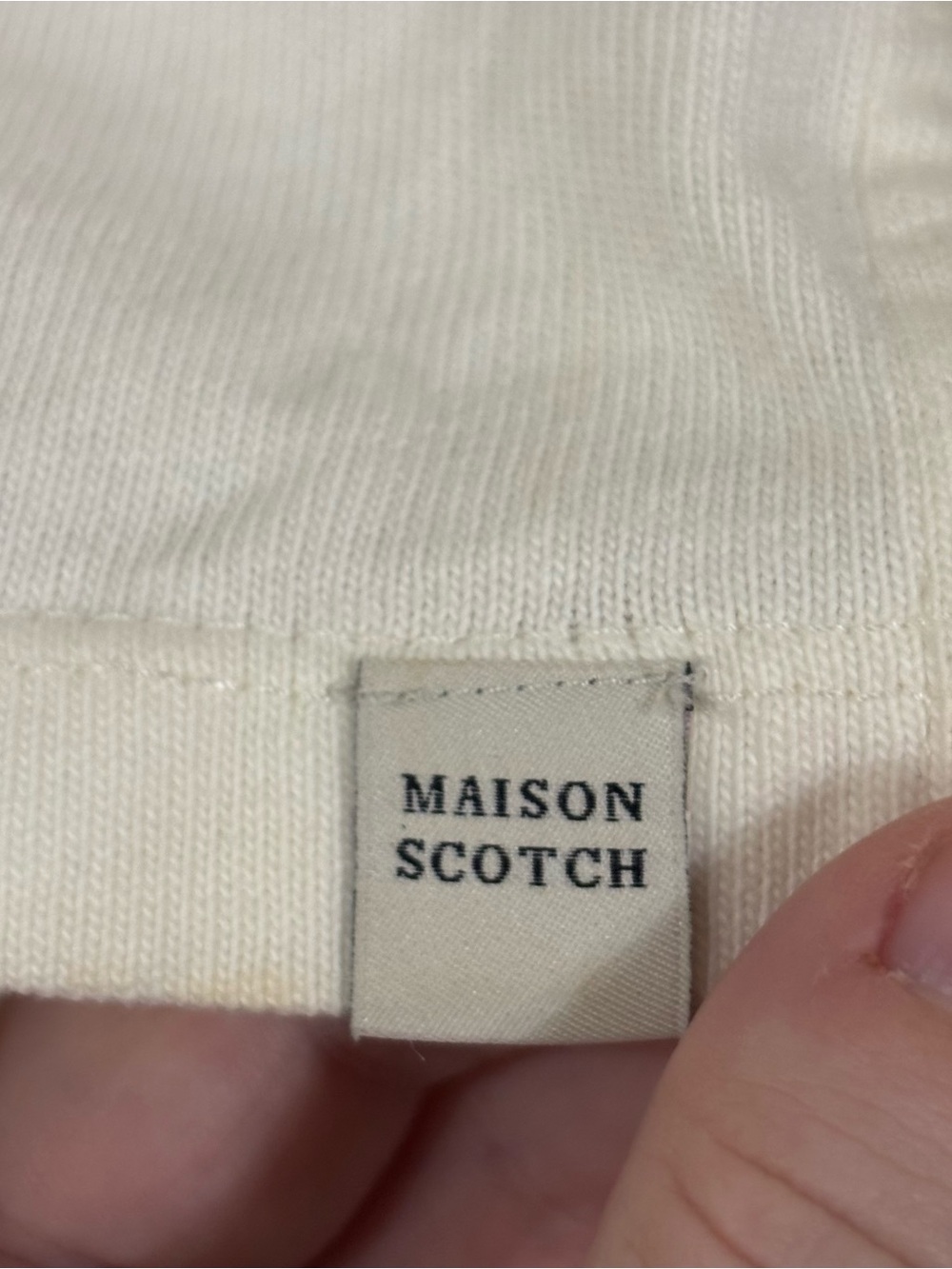 Scotch and Soda Cream Shirt with Tiered Ruffle Sleeves - Picture 6 of 8